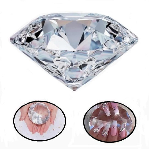 Diamante Cristales Grande P/fotos Decoracion Diametro 8cm