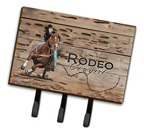 Colgador De Correa O Llaves Rodeo Cowgirl.