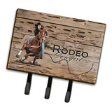 Colgador De Correa O Llaves Rodeo Cowgirl.