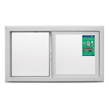 Ventana Termopanel Pvc Corredera Blanca 140x120cm Dvp