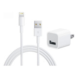 Cable 1m + Cargador 5w Para iPhone 5 6 7 8 X 11 12 13 iPad 