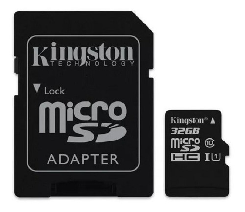 Memoria Kingston 32gb 100mb Con Adaptador Celular