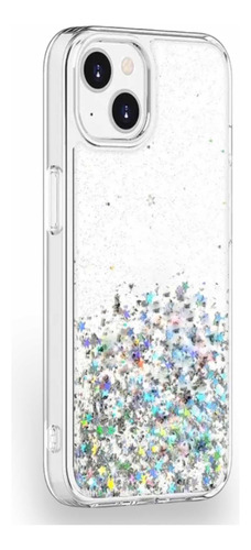 Capa Case Capinha P/ iPhone 13 6.1 Cristal Glitter Brilho