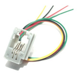 Conector Rj-9 Hembra 4p4c Con Cable De 20cm - Pack 100