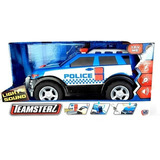 Teamsterz Vehículos Con Luz Y Sonido Personaje Auto Policia Azul