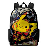 Mochila Infantil Escolar De Costas Pokemon Pikachu Bolsa