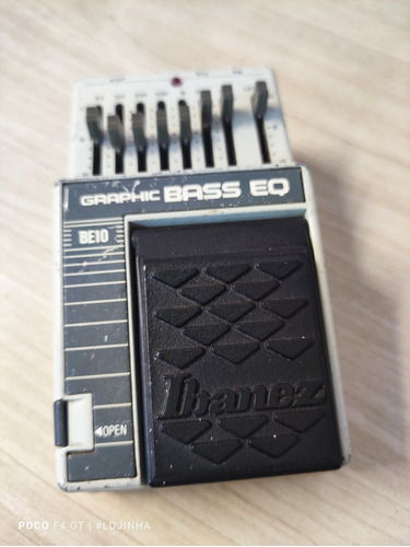 Pedal Ibanez Graphic Bass Eq Japonês 