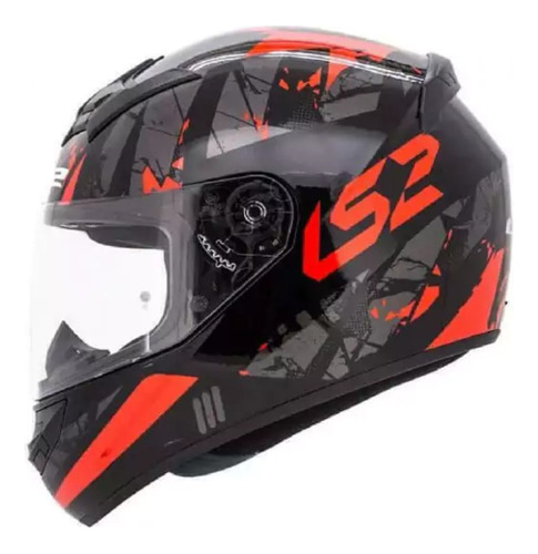 Casco Moto Ls2 352 Rookie Palimnesis Gl Negro Rider-pro ®