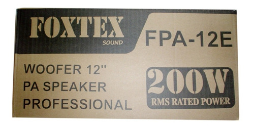 Parlante Woofers 12 Pulgadas - Marca Foxtex