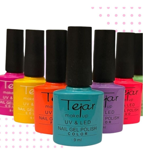 3 Esmalte Uv Semipermanente Tejar 9ml Nails Uñas Lefemme