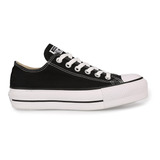 Zapatillas Converse Plataforma Ox Negras Mejor Precio!