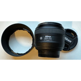 Lente Nikon Af-s Nikkor 50mm F/1.4g Autofoco Super Conservad
