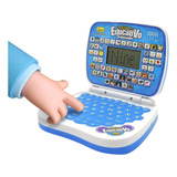 Laptop Didáctica Computadora Juguete Para Niños 123 Funcion Color Azul