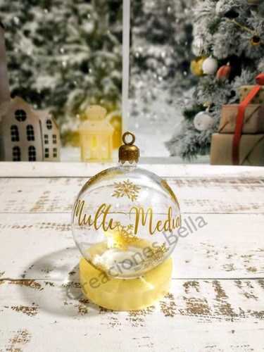 Bolas Navideñas Esferas Personalizadas De 7cm