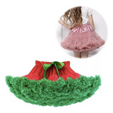 Tutu Infantil Tutu Bebê Fantasia Natal Carnaval