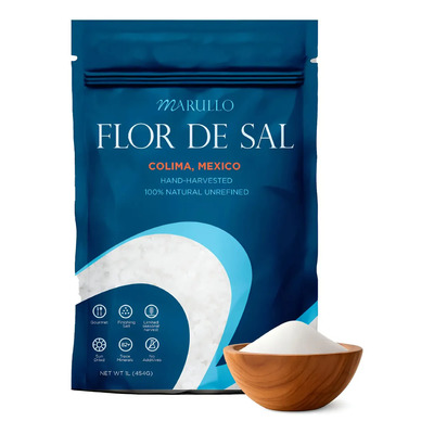 Flor De Sal Premium De Colima 1 Lb -100% Artesanal- Marullo | Meses sin interés