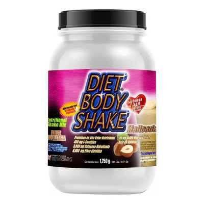 Diet Body Shake 1,750gr Malteada Dietética Bajar De Peso Gca Sabor Nuez\u002Favellana | Meses sin interés