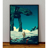 Cuadro 33x48 Poster Enmarcado Star Wars Saga Peliculas