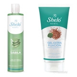 Shampoo De Sábila, Con  Gel  Extra  Fijación, Shelo  Nabel. 