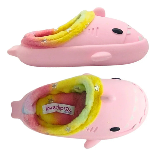Pantufla Tiburon Shark Niña Acojinada Cómoda Peluche