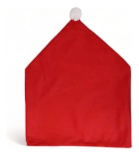 Funda Para Silla De Navidad Pack De 2 Color Rojo Diseño De La Tela Liso