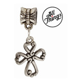 Cruz Colgante Dona Charms Dije Plata Antigua All-things 105