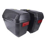 Cajas Laterales Porta-equipaje Para Moto Led Capacidad 23lts