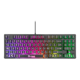 Teclado Tkl Gamer Getttech, Iluminación Rgb, Gpk-esmwr-g2