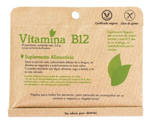 Dulzura Natural Vitamina B12 (90 Serv