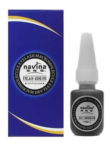 Pegamento Profesional Extensiones Pestañas  Navina Azul Gms