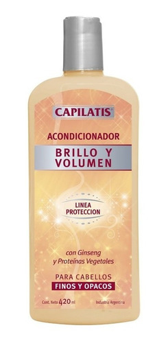 Acondicionador Capilatis Brillo Y Volumen X 420 Ml