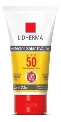 Protector Solar Lidherma 50 Color A Prueba De Agua Lidherma 