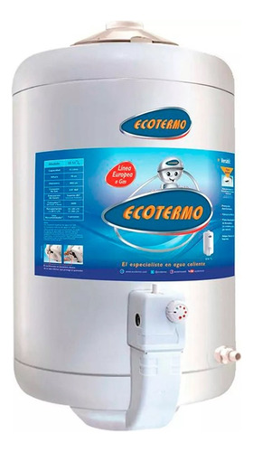 Termotanque Gas 23 Litros Ecotermo Inferior Envasado 170lt/h