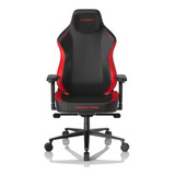 Cadeira Ergonômica Para Jogos De Escritório Da Série Dxracer Craft, Cor: Preto/vermelho, Material De Estofamento, Couro Sintético