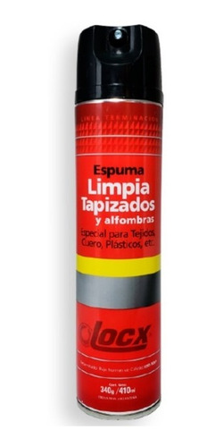 Espuma Limpia Tapizados Aerosol Lavadero Locx Profesional