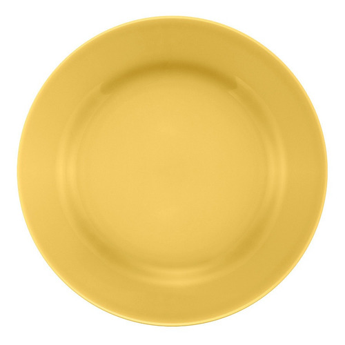 Conj Jogo 4 Pratos Sobremesa 19cm Biona Oxford Amarelo