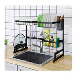 Escurridor Secador De Platos Loza 65cm Metal Cocina 