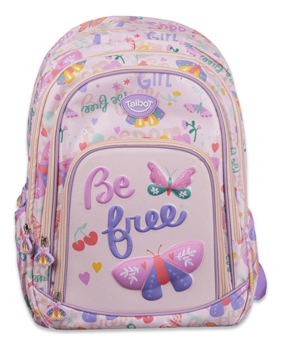 Mochila Espalda Stars Freedom 30 L Talbot Color Rosa Diseño De La Tela Liso