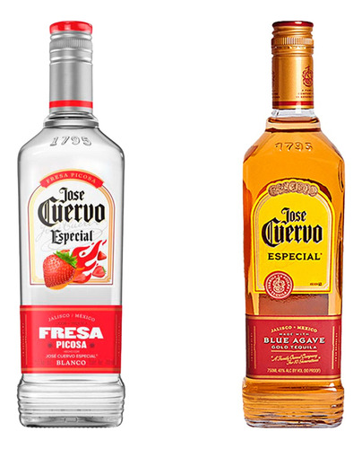 Tequila José Cuervo Especial + Cuervo Fresa P 700ml (2 Pack)