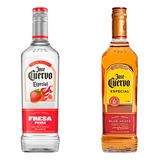 Tequila José Cuervo Especial + Cuervo Fresa P 700ml (2 Pack)