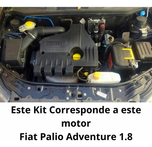 Kit X3 Filtros + Gulf 10w40 Fiat Palio Adventure 1.8 8v 05 Foto 2