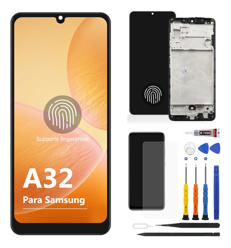 Pantalla Para Samsung A32 4g Sm-a325 Oled Con Marco