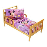 Disney Minnie Set D Cama Sabana Cobertor Edredón Infant Cuna