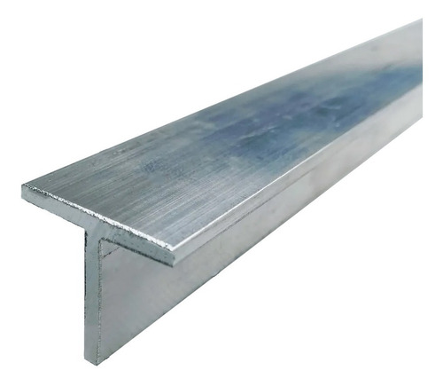 Perfil T Aluminio Ø 1x1  (25,4 X 25,4mm) X1/16(1,58mm) 1,5m