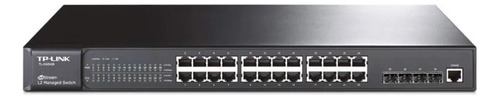 Switchgigabit Tp-link 24portas 4slotssfp Tl-sg3428 Jetstream