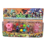 Plantas Vs Zombies Muñecos Personajes Set Grande X2