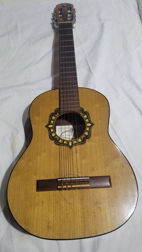 Guitarra Criolla Mediana. Poco Uso, Funda Incluida.