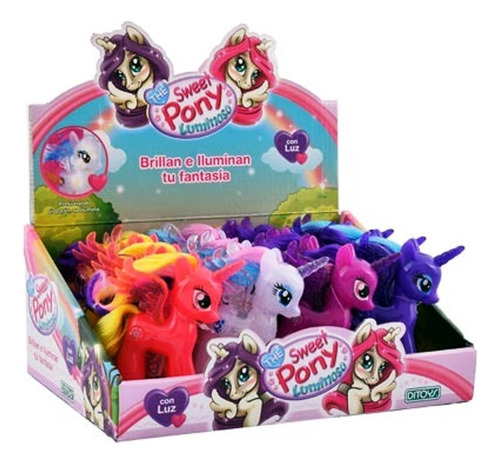 Muñeco My Little Pony Unicornio Con Luz X Unidad