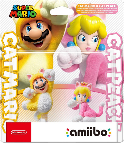 Amiibo Cat Mario E Cat Peach Super Mario Nintendo Switch