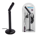 Micrófono Philco Mic-10 Para Pc Plug 3.5mm